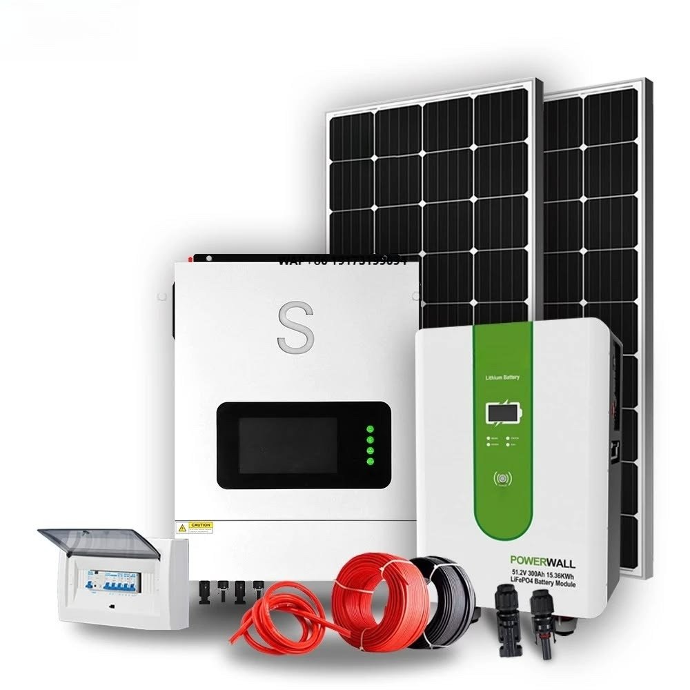 3KW System Kit with Solar PV Modules, Smart Inverter, Battery and Switchgear